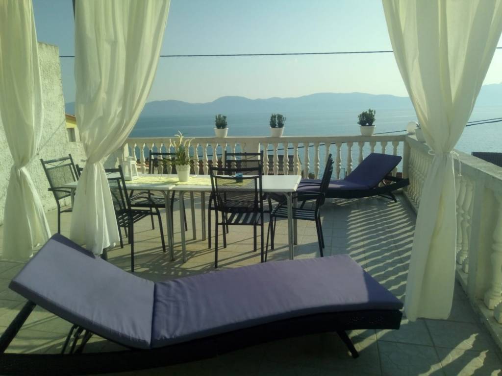 Apartmani Jure - terrace with amazing sea view:, Brist - Rivijera Makarska 